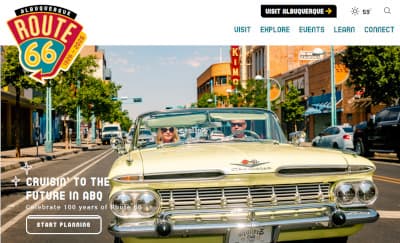 Visit Albuquerque Route 66 Microsite